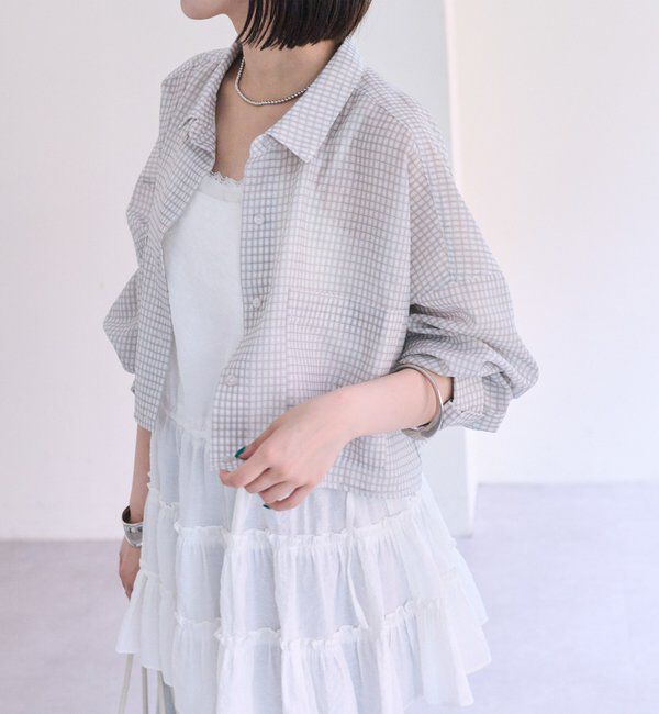  「シアーショートシャツ」|シャツ・ブラウス|