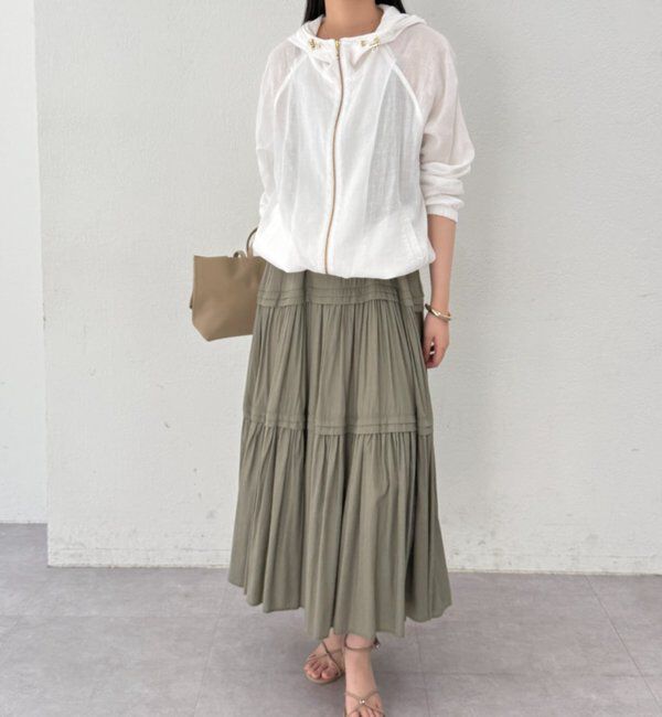  「サテンティアードキャミワンピース」|ワンピース|