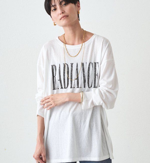  「RADIANCEロンT」|Tシャツ・カットソー|オフホワイト