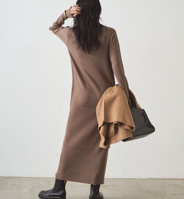  「リブニットワンピース」|ワンピース|