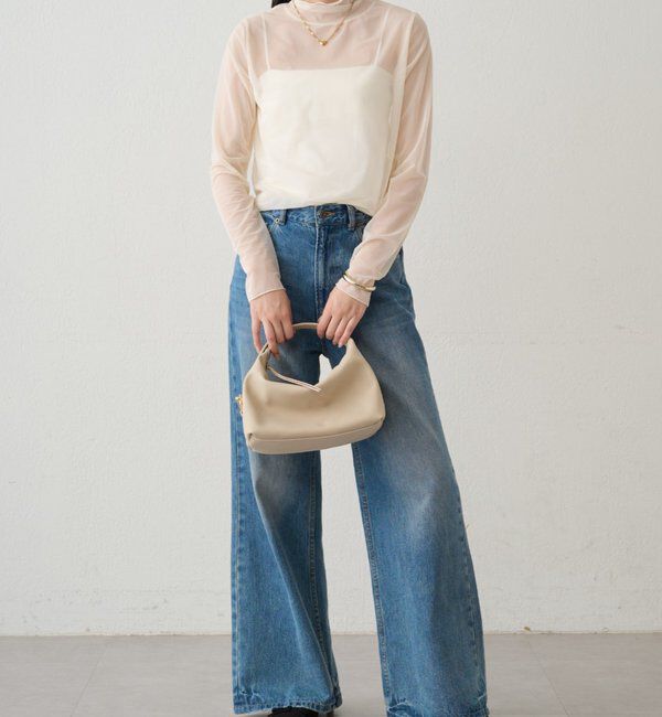  「シアーチュールハイネックプルオーバー」|Tシャツ・カットソー|