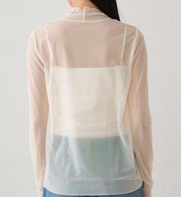  「シアーチュールハイネックプルオーバー」|Tシャツ・カットソー|