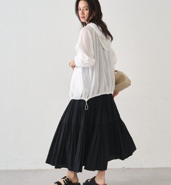  「シアーZIPパーカー」|ブルゾン・スタジャン|