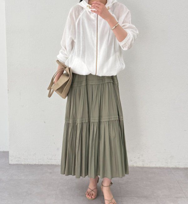  「シアーZIPパーカー」|ブルゾン・スタジャン|