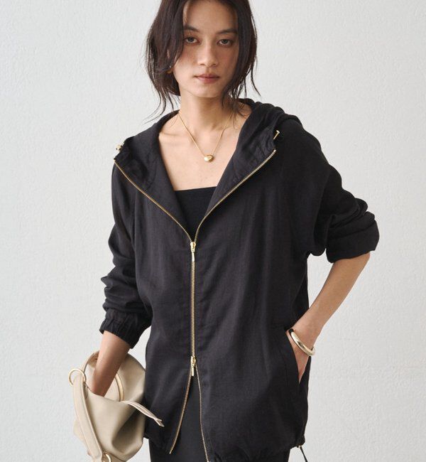  「シアーZIPパーカー」|ブルゾン・スタジャン|