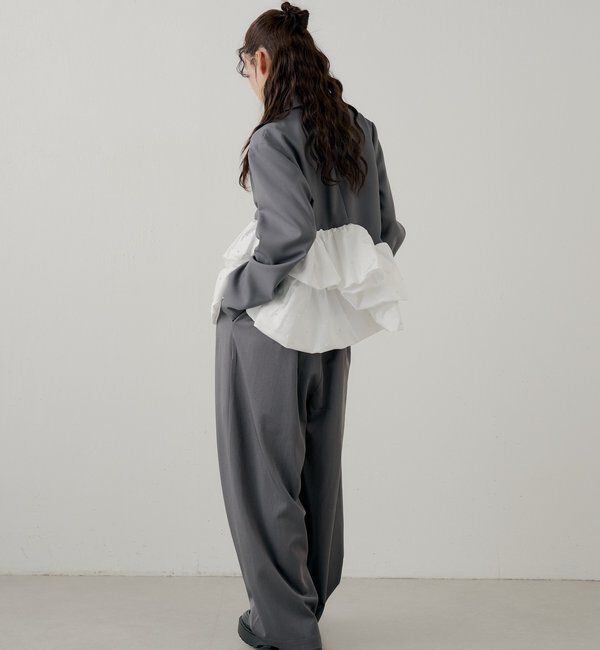  「【SALON by Chico】パールペプラムドッキングジャケット」|その他|