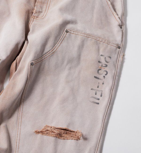  「FromVintage 落書きダックダブルニーパンツ」|チノ|