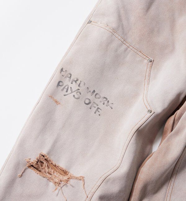  「FromVintage 落書きダックダブルニーパンツ」|チノ|