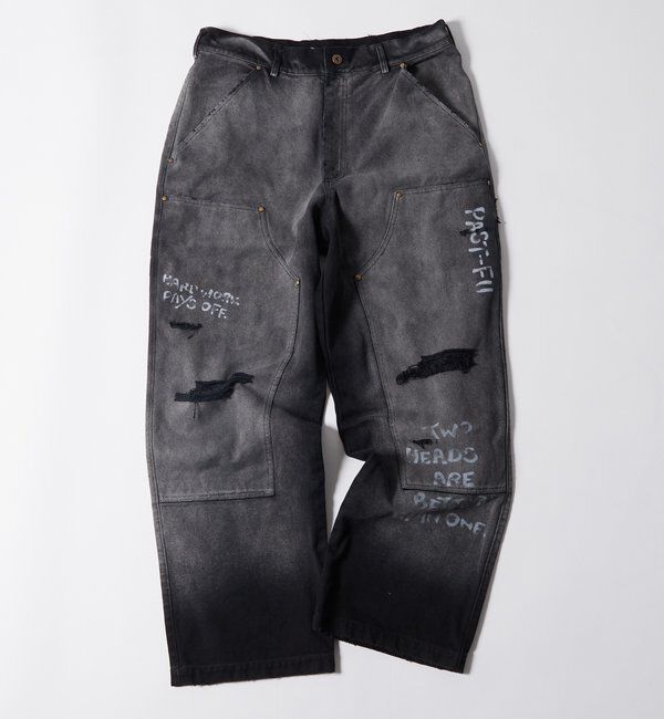  「FromVintage 落書きダックダブルニーパンツ」|チノ|