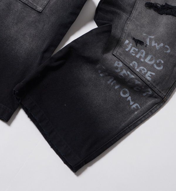  「FromVintage 落書きダックダブルニーパンツ」|チノ|