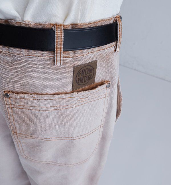  「FromVintage 落書きダックダブルニーパンツ」|チノ|