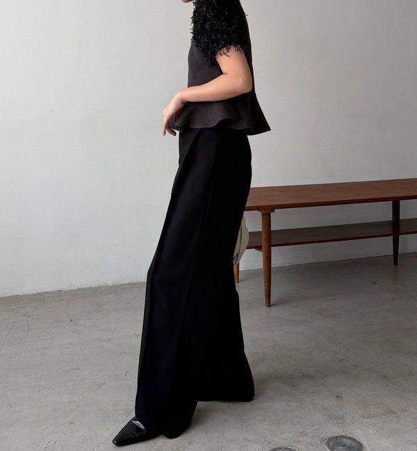  「フリンジペプラムニット」|ニット・セーター|