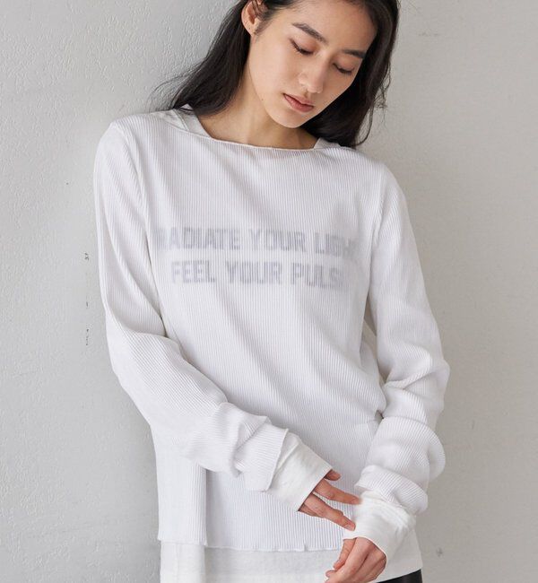  「オリジナルロゴロンTEE」|Tシャツ・カットソー|オフホワイト