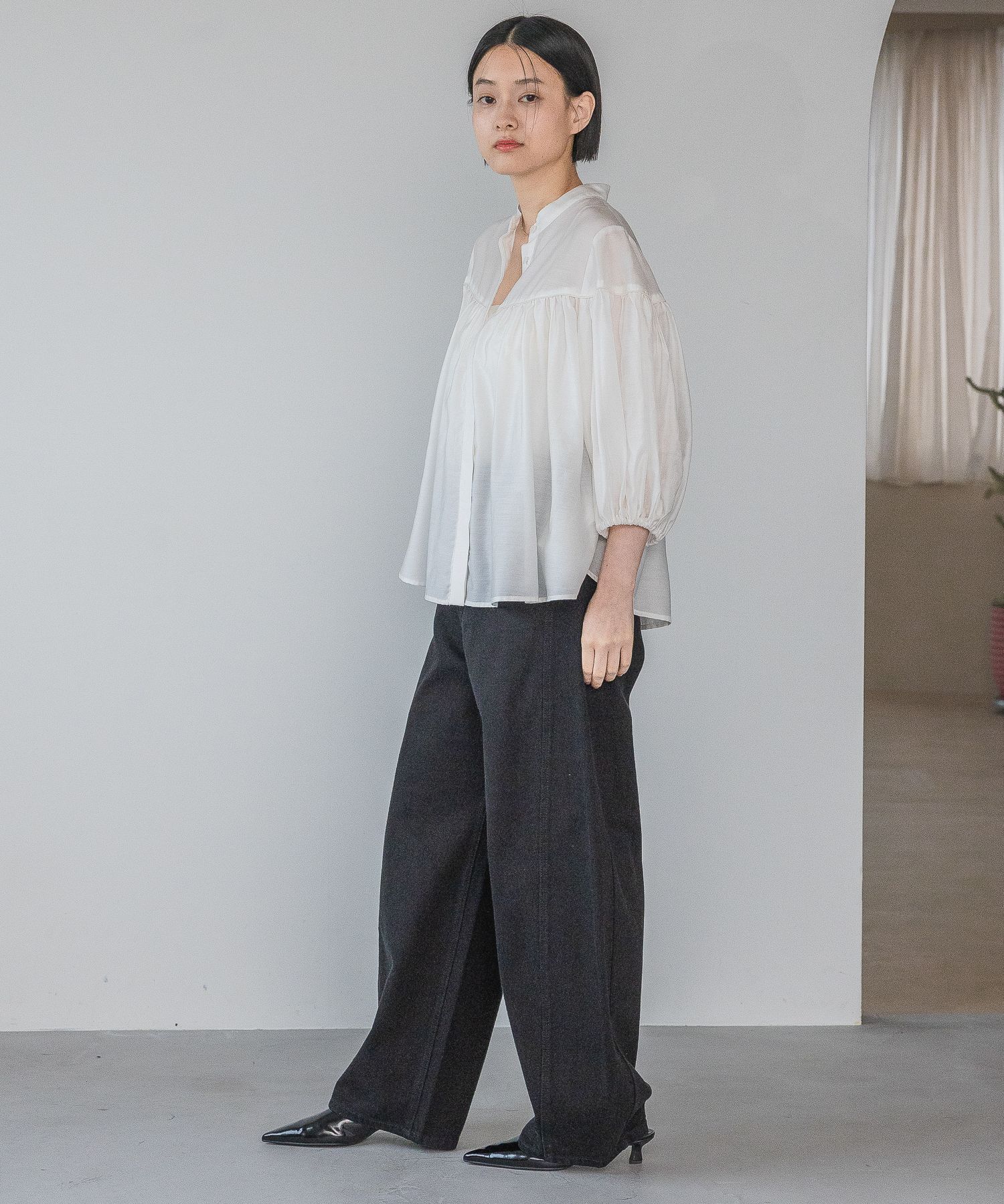 A part by 「Apbコクーンデニムパンツ」|デニム|