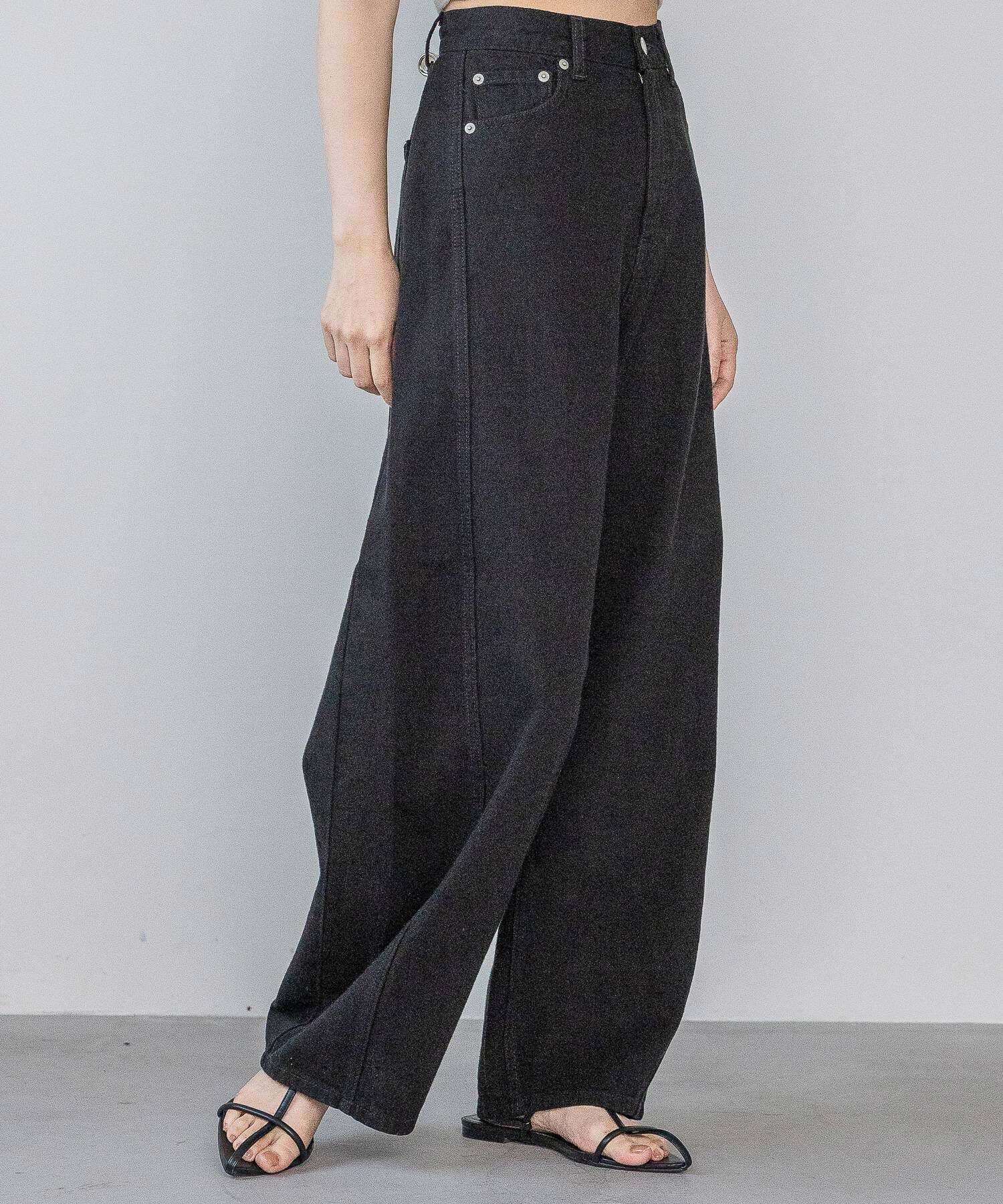 A part by 「Apbコクーンデニムパンツ」|デニム|