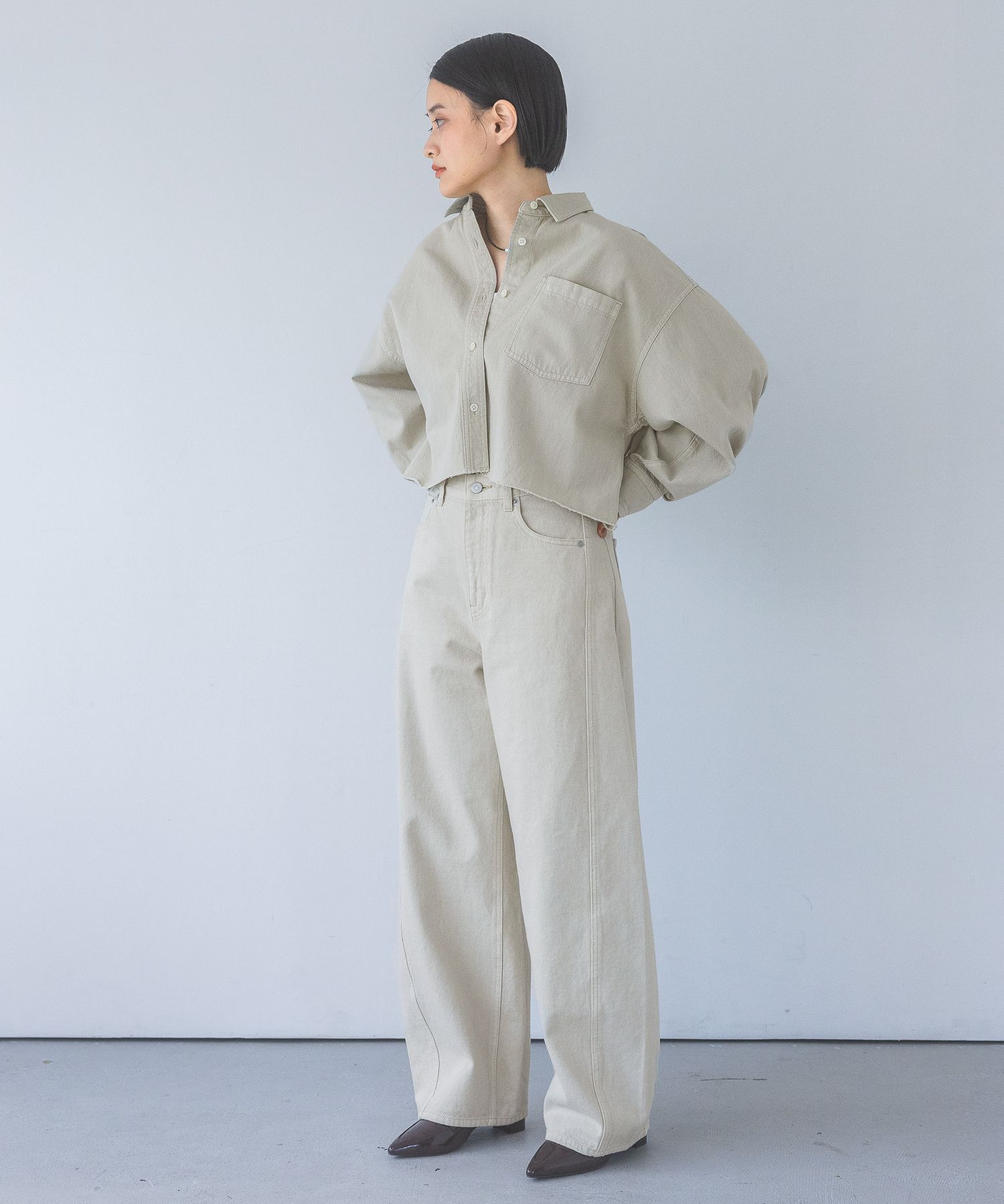 A part by 「Apbコクーンデニムパンツ」|デニム|