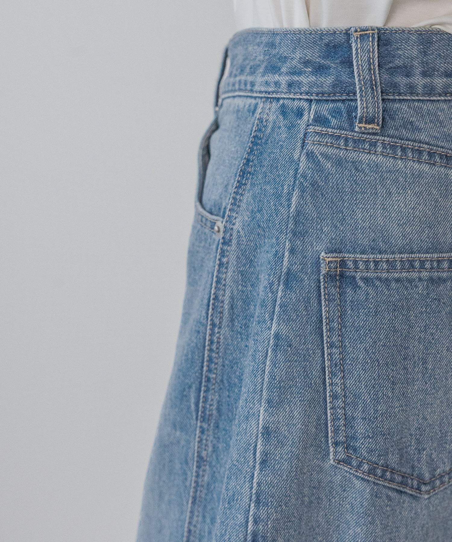 A part by 「Apbコクーンデニムパンツ」|デニム|