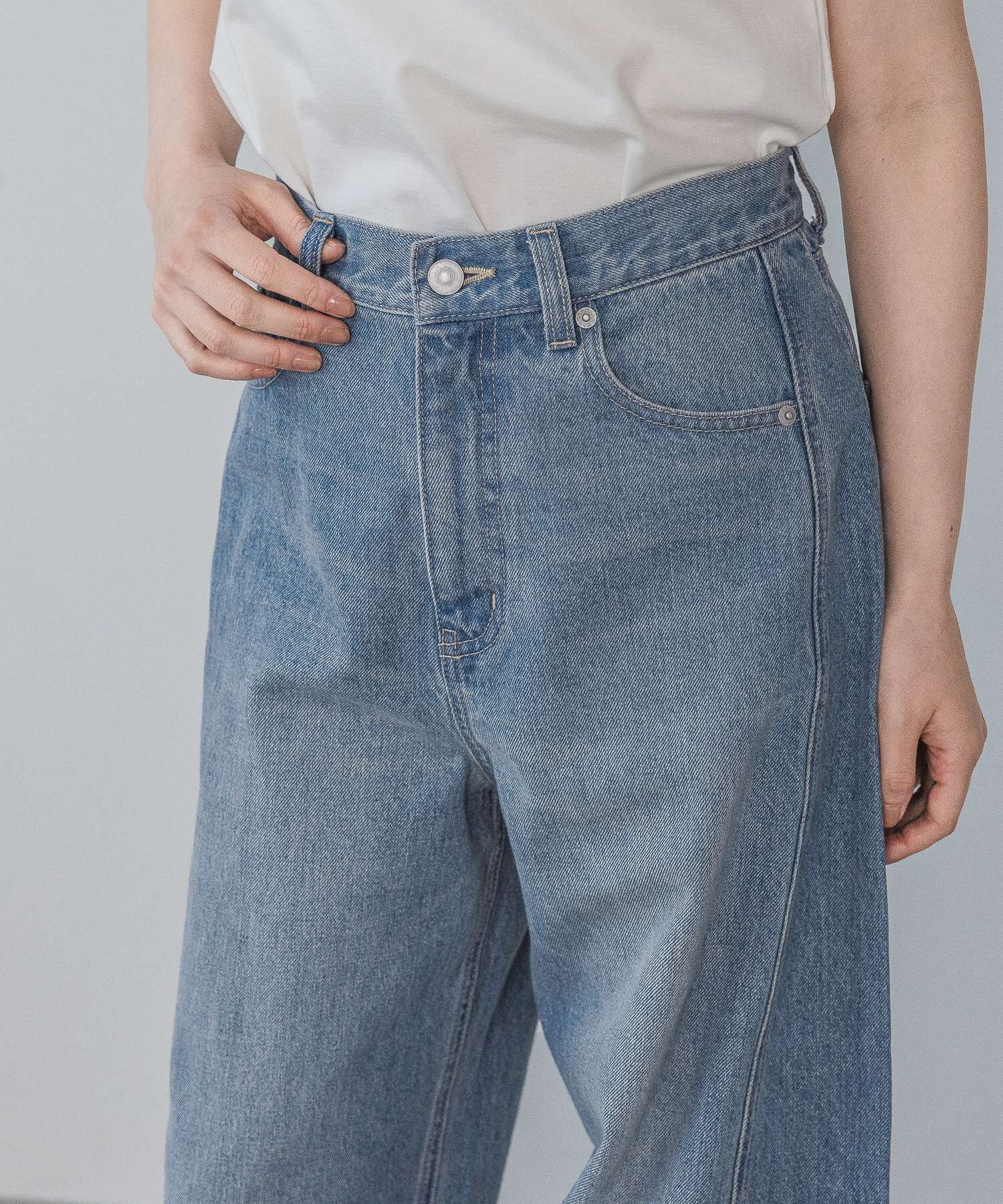 A part by 「Apbコクーンデニムパンツ」|デニム|