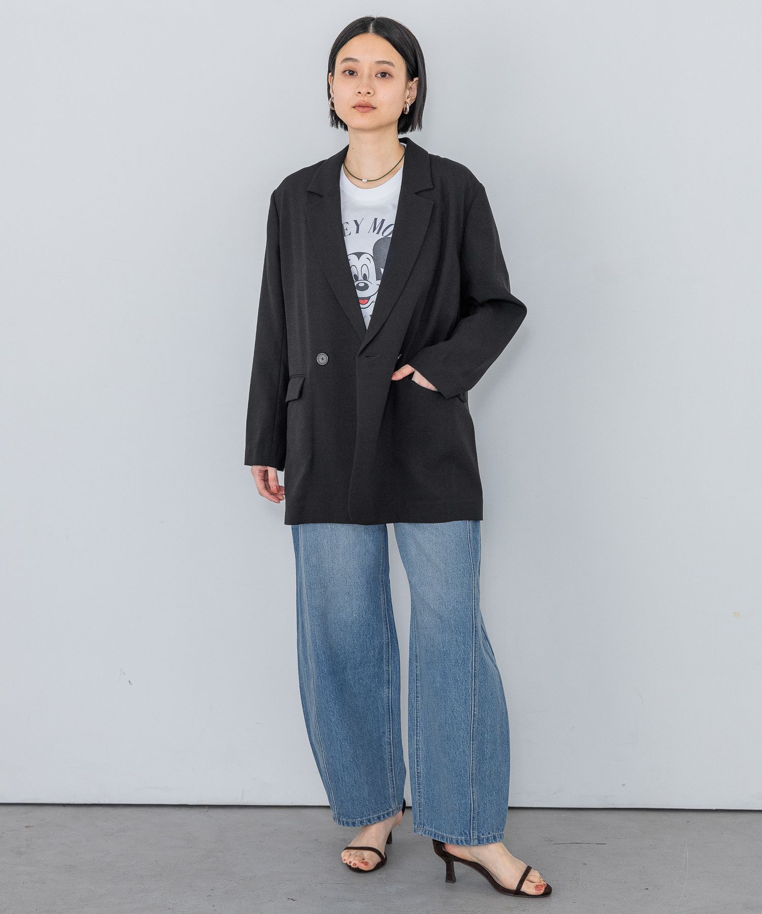 A part by 「リネンライクWジャケット」|テーラードジャケット|