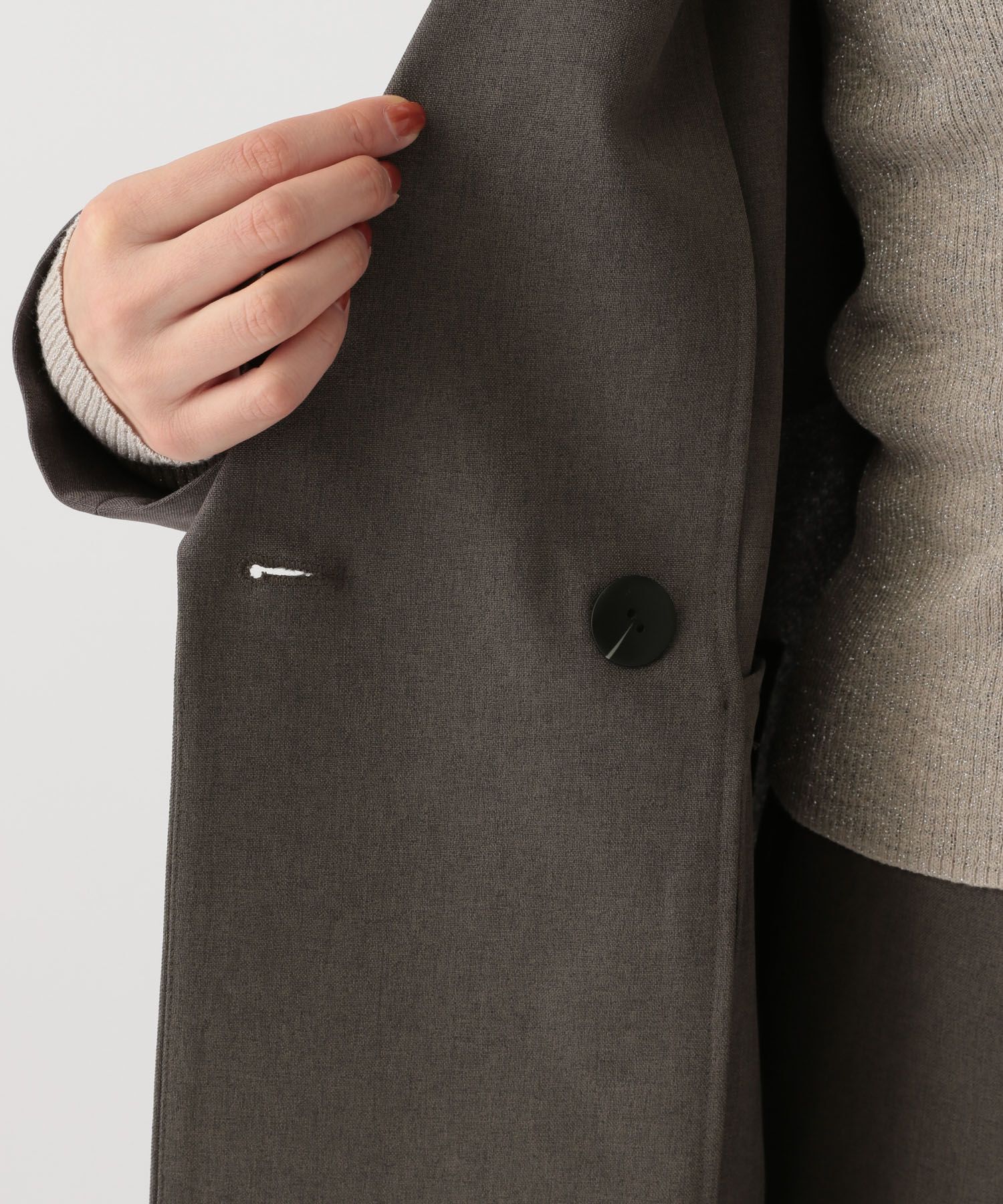 A part by 「リネンライクWジャケット」|テーラードジャケット|