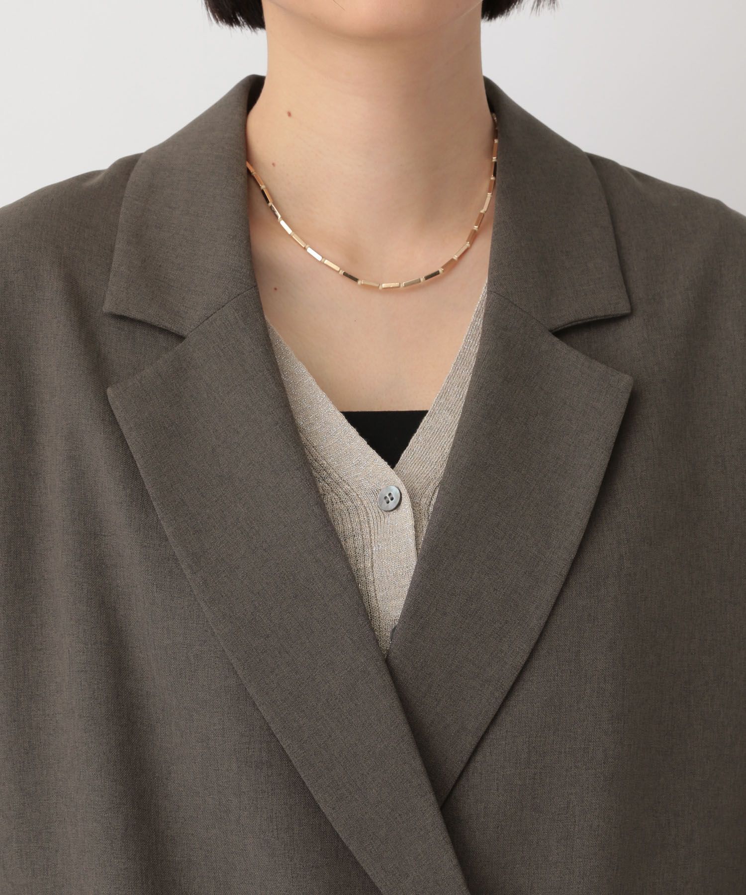 A part by 「リネンライクWジャケット」|テーラードジャケット|