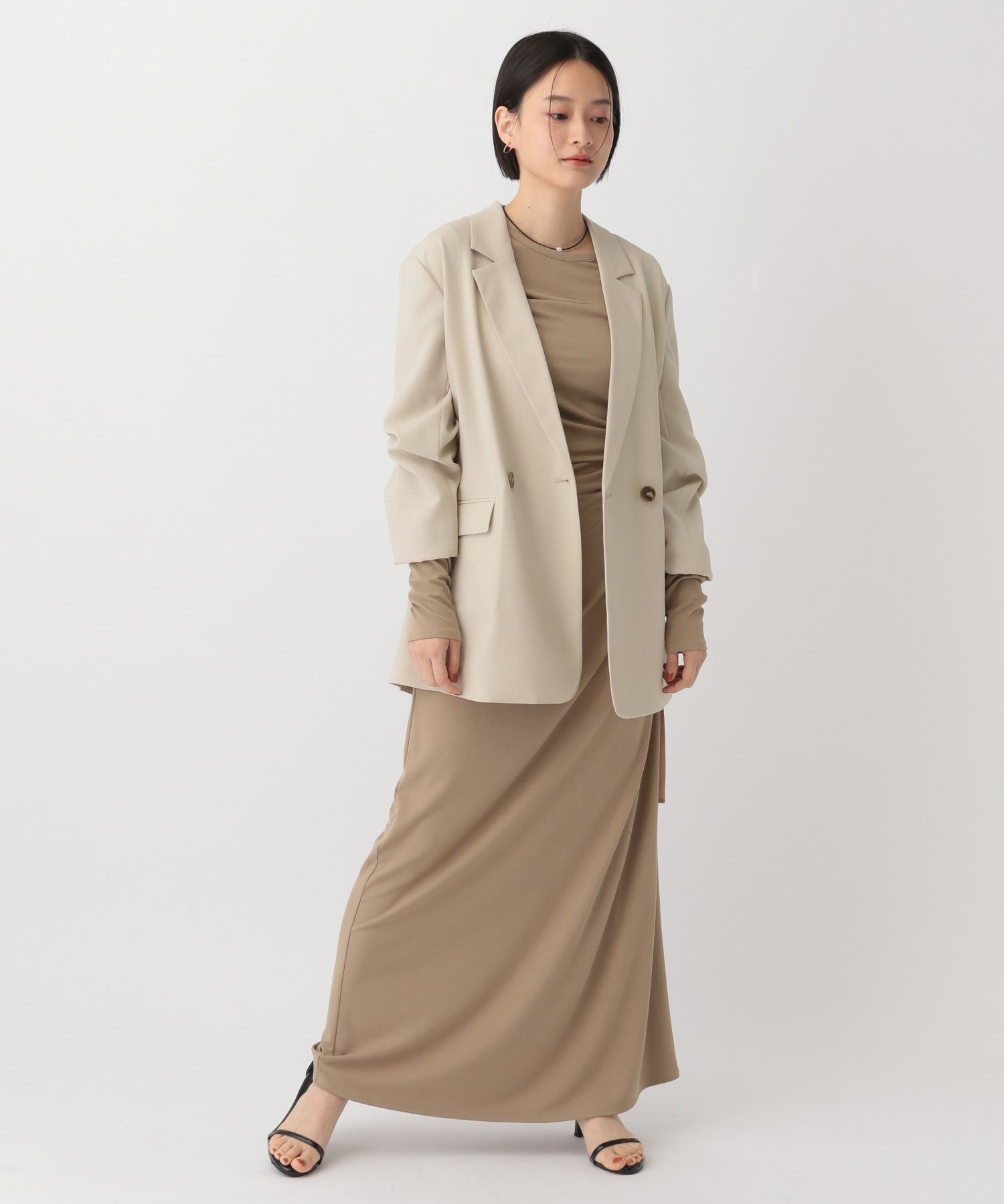 A part by 「リネンライクWジャケット」|テーラードジャケット|