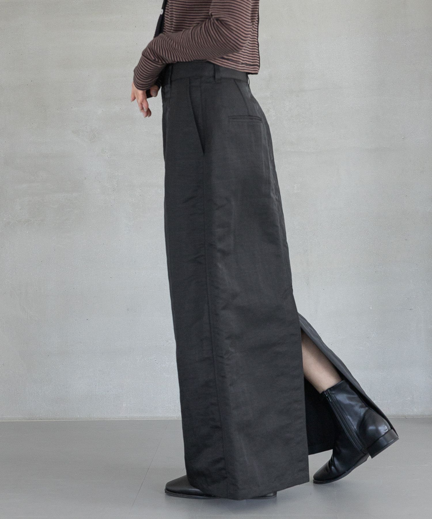 A part by 「【セットアップ対応】ナイロンタイトスカート」|スカート|