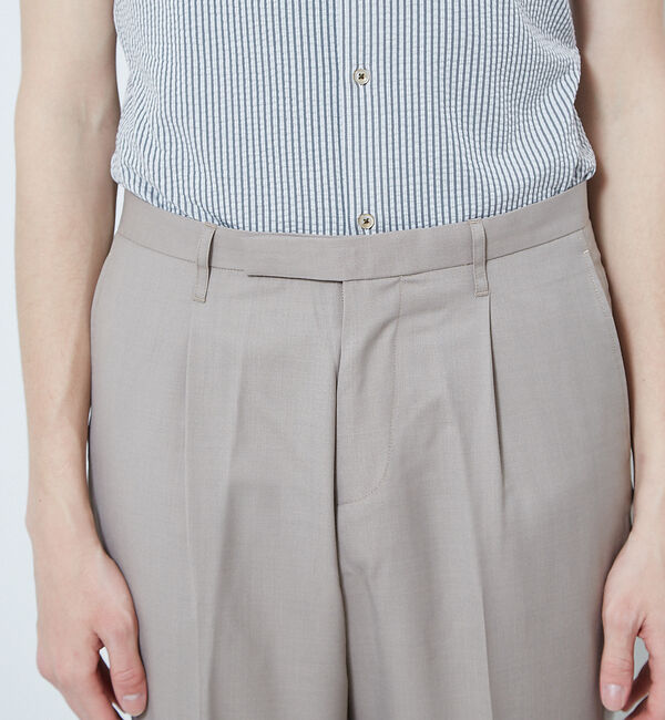 ABAHOUSE「【セットアップ対応】ライトウール スリム テーパード パンツ」|その他|