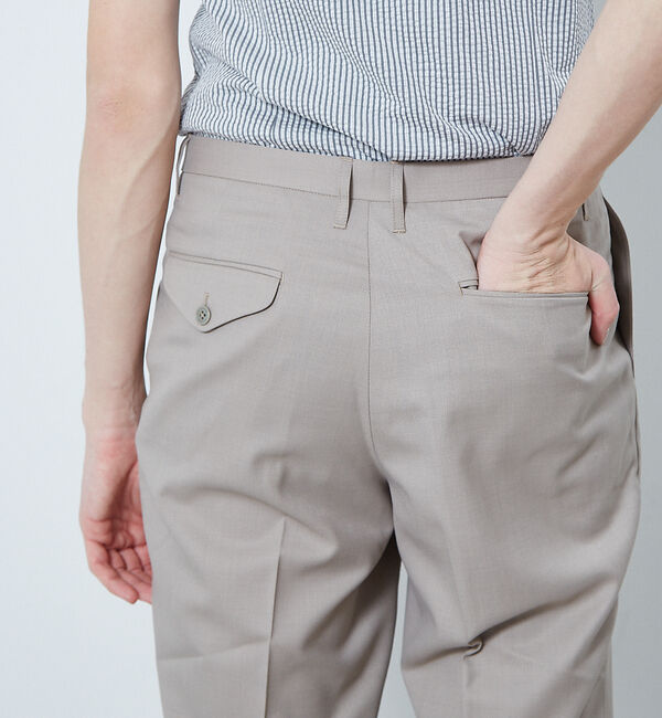 ABAHOUSE「【セットアップ対応】ライトウール スリム テーパード パンツ」|その他|