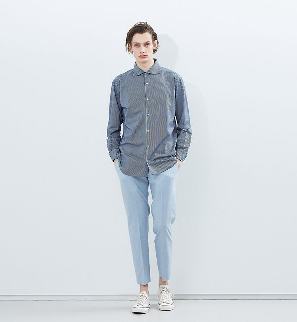 ABAHOUSE「【Recency of Mine】SOLO ストレッチリネン スラックスパンツ」|スラックス|