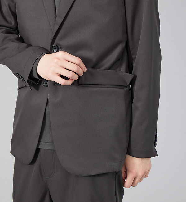 ABAHOUSE「【WWS / セットアップ対応】Bizテーラード ジャケット」|テーラードジャケット|