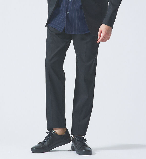 ABAHOUSE「【WWS / セットアップ対応】Bizフルレングス パンツ」|スラックス|ブラック