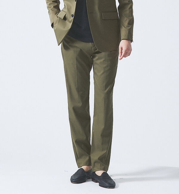 ABAHOUSE「【WWS / セットアップ対応】Bizフルレングス パンツ」|スラックス|グリーン系その他1