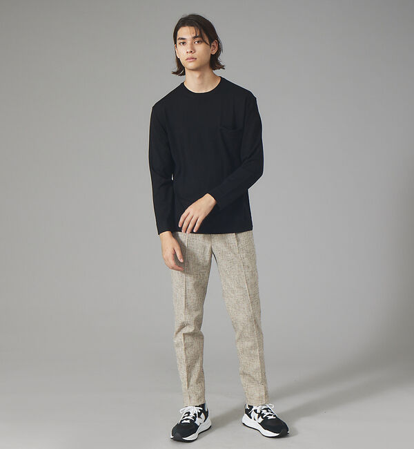 ABAHOUSE「【セットアップ対応】近江晒しじら織 スラックス パンツ」|その他|