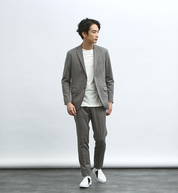 ABAHOUSE「【セットアップ対応】2WAY ポンチ シャンブレー スラックス」|スラックス|