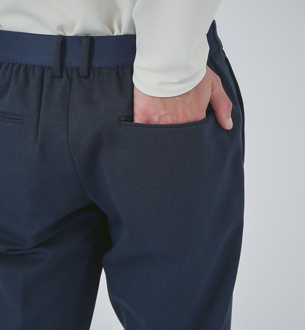 ABAHOUSE「【セットアップ対応】2WAY ポンチ シャンブレー スラックス」|スラックス|