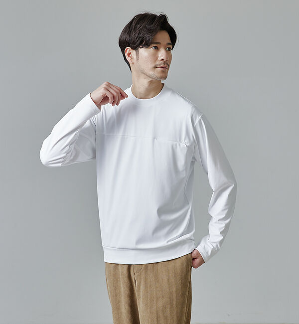 ABAHOUSE「ハイバックネック プルオーバー カットソー」|Tシャツ・カットソー|