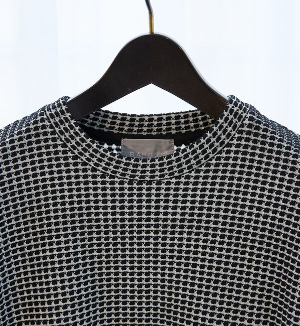 ABAHOUSE「【立体ビッグワッフル】 半袖Tシャツ」|Tシャツ・カットソー|