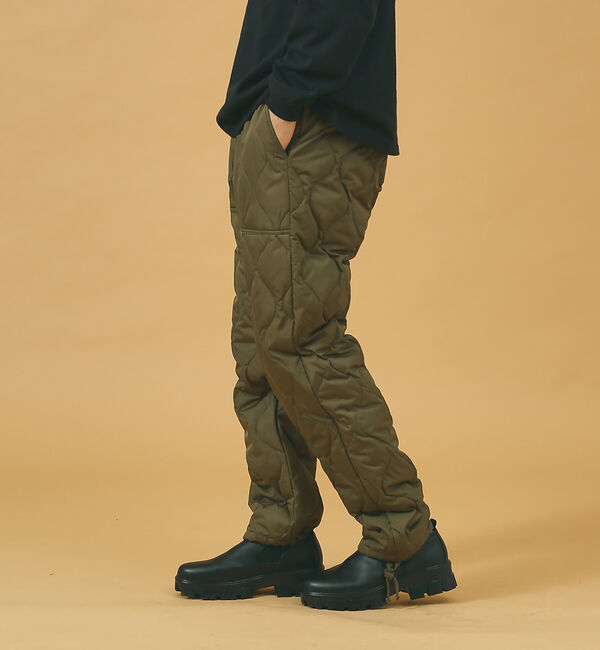 ABAHOUSE「【TAION / タイオン 】MILITARY LINE ダウンパンツ-131M」|その他|カーキ