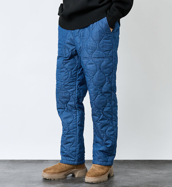 ABAHOUSE「【TAION / タイオン 】MILITARY LINE ダウンパンツ-131M」|その他|ブルー系その他1