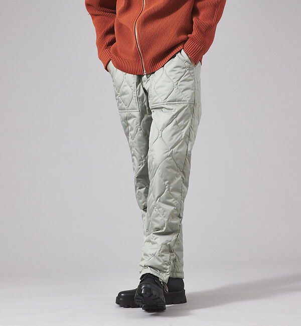 ABAHOUSE「【TAION / タイオン 】MILITARY LINE ダウンパンツ-131M」|その他|セージグリーン