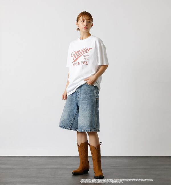 ABAHOUSE「【GOOD ROCK SPEED/グッドロックスピード】Miller Lite」|Tシャツ・カットソー|