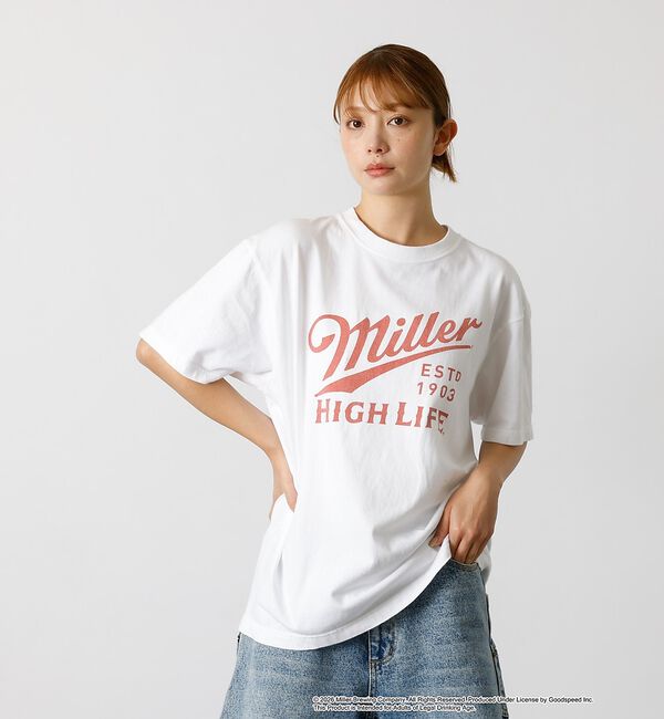 ABAHOUSE「【GOOD ROCK SPEED/グッドロックスピード】Miller Lite」|Tシャツ・カットソー|