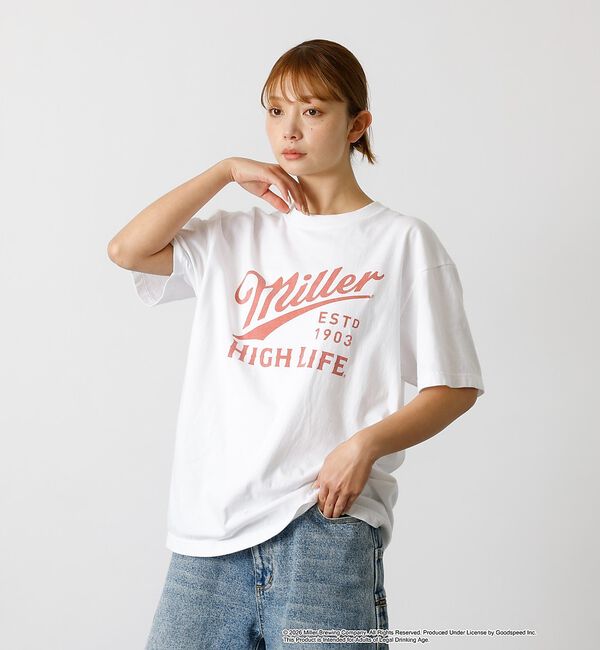 ABAHOUSE「【GOOD ROCK SPEED/グッドロックスピード】Miller Lite」|Tシャツ・カットソー|
