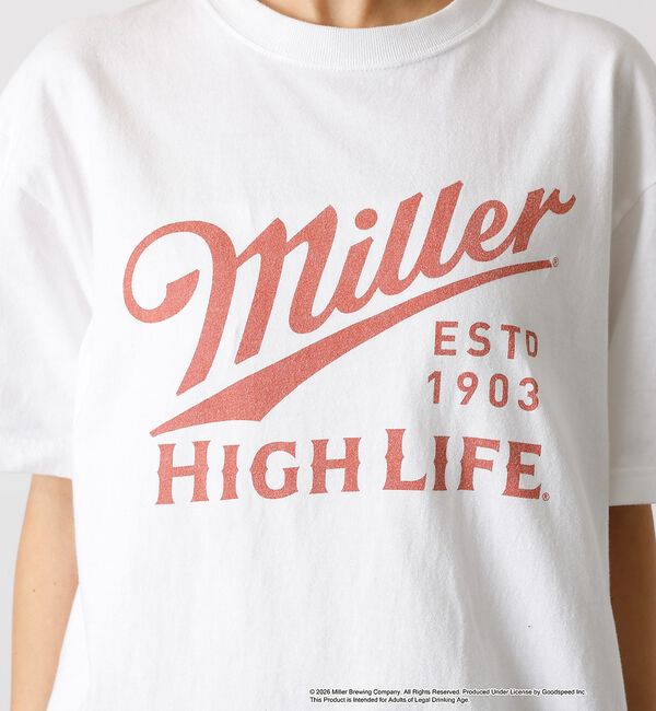 ABAHOUSE「【GOOD ROCK SPEED/グッドロックスピード】Miller Lite」|Tシャツ・カットソー|