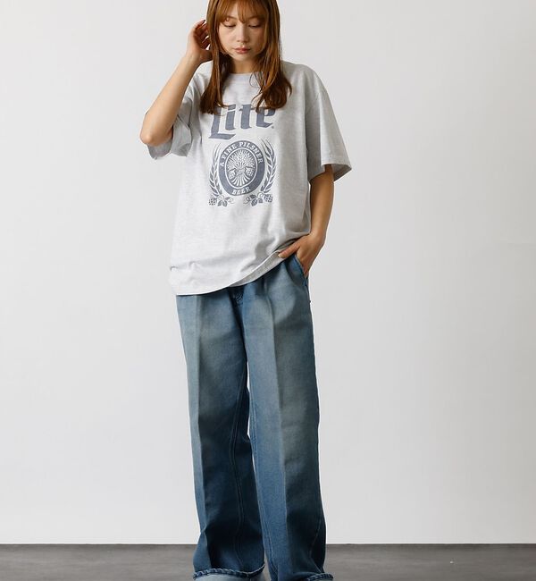 ABAHOUSE「【GOOD ROCK SPEED/グッドロックスピード】Miller Lite」|Tシャツ・カットソー|