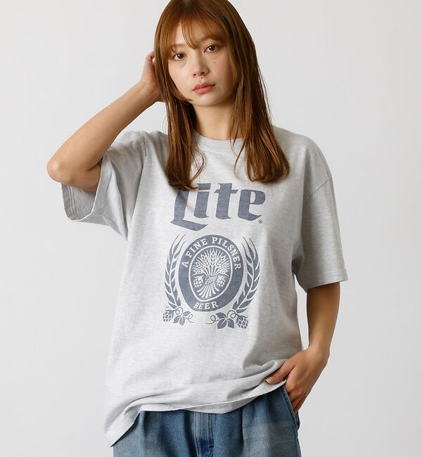 ABAHOUSE「【GOOD ROCK SPEED/グッドロックスピード】Miller Lite」|Tシャツ・カットソー|