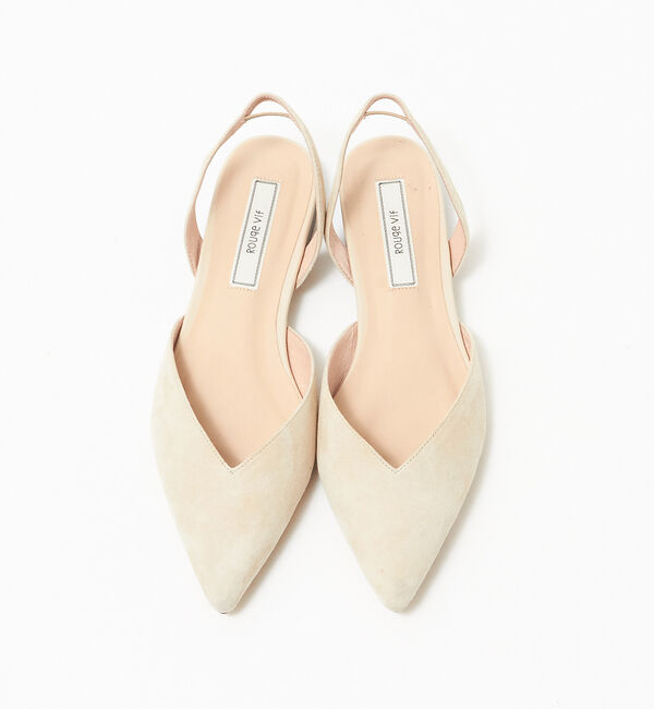 Rouge vif「バックストラップフラット」|パンプス|