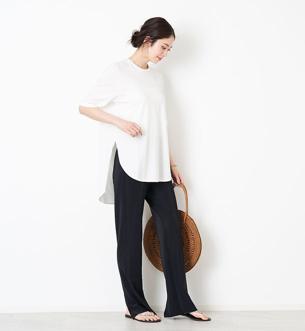 Rouge vif「ラウンドヘムカットソー」|Tシャツ・カットソー|