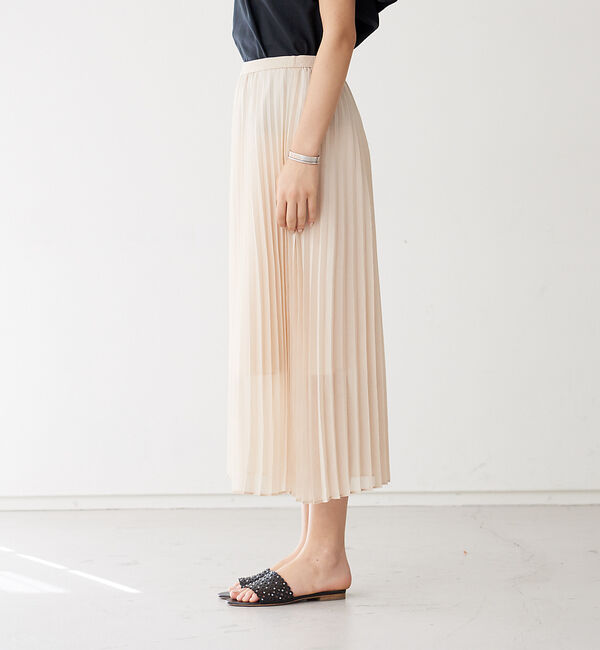 Rouge vif「シアープリーツスカート」|スカート|